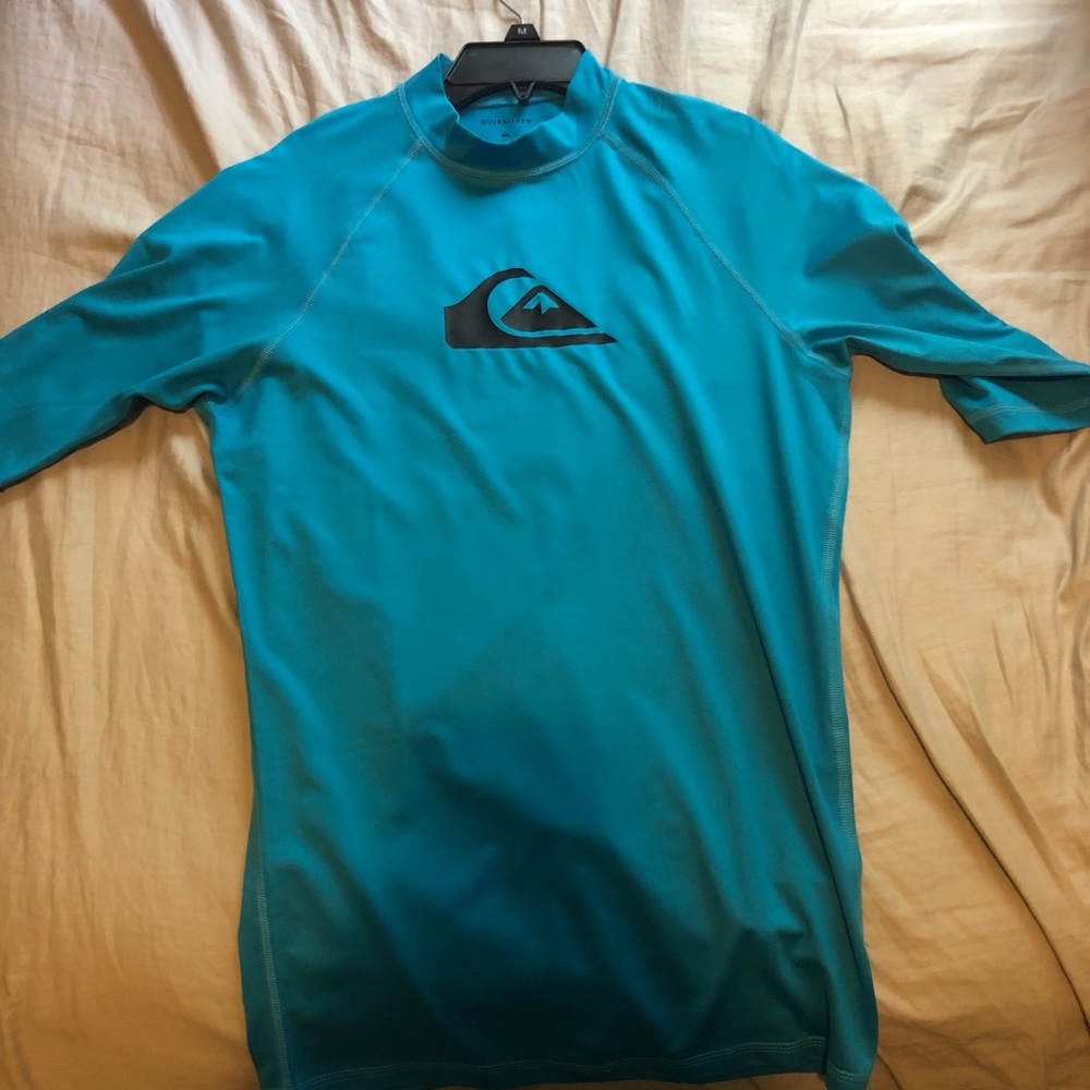 Blue Quiksilver Swim Shirt